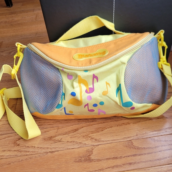 Retro Bag Ghettoblaster Music Stereo Canvas Bag Crossbody Strap - Picture 3 of 14